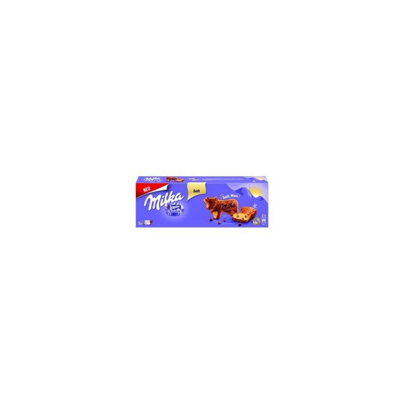 Milka Soft Moo sütemény tejcsokoládé darabokkal 5 db 140 g