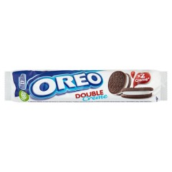 Oreo Double Creme vanília ízű töltelékkel töltött kakaós keksz 157 g