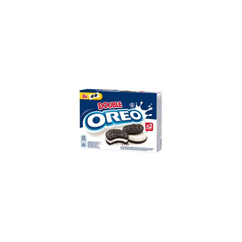 Oreo Double Creme vanília ízű töltelékkel töltött kakaós keksz 170 g