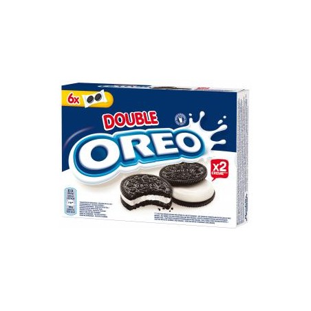 Oreo Double Creme vanília ízű töltelékkel töltött kakaós keksz 170 g