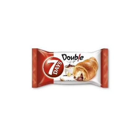 7DAYS Double Max croissant kakaós és vanília ízű töltelékkel 80 g