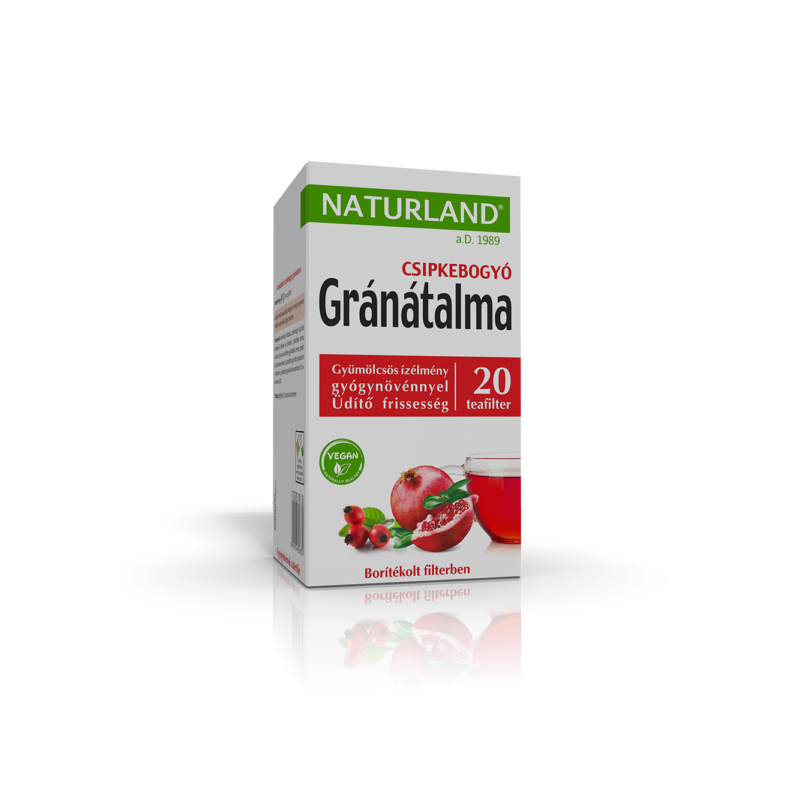 NATURLAND Gyümölcstea gránátalmával és csipkebogyóval 20x2g