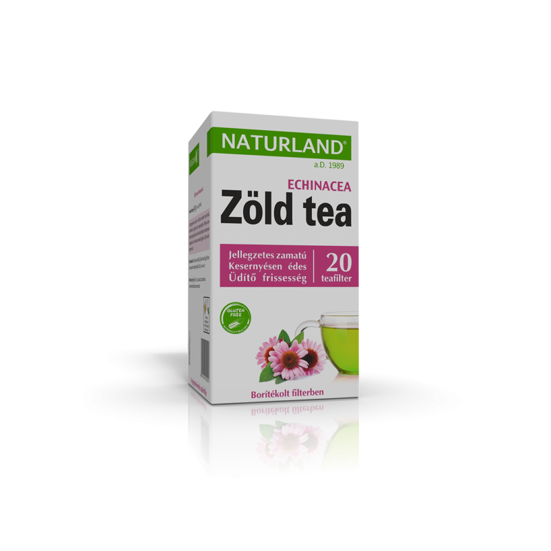 Naturland zöld tea echinaceával 20x2g