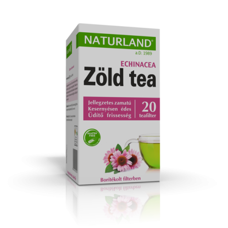 Naturland zöld tea echinaceával 20x2g