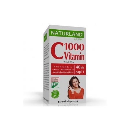 Naturland C vitamin 1000mg 40db