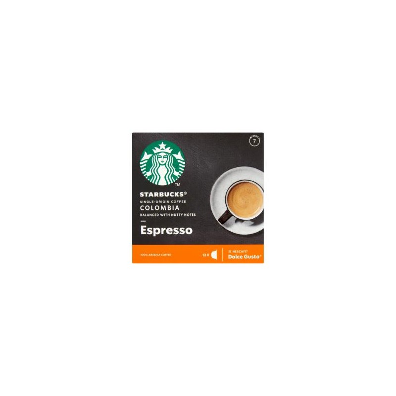 Starbucks by Nescafé Dolce Gusto Colombia Espresso kapszula 12 db/12 csésze 66 g