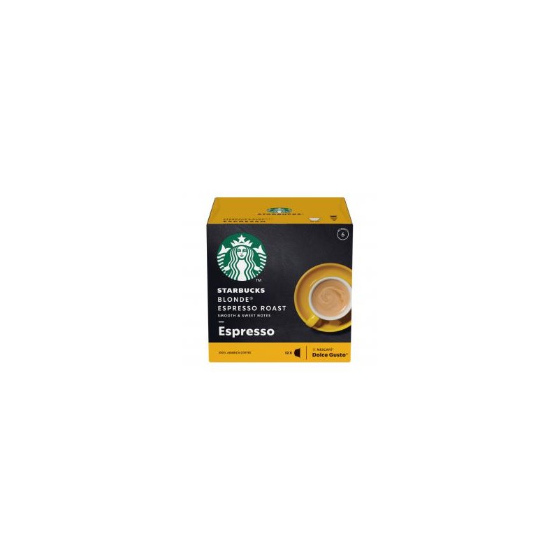 Starbucks by Nescafé Dolce Gusto Blonde Espresso Roast kávékapszula 12 db/12 csésze 66 g