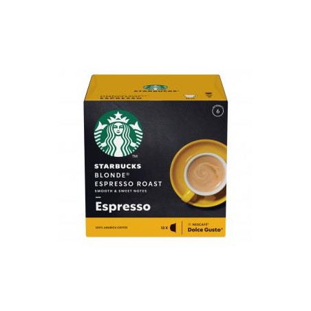 Starbucks by Nescafé Dolce Gusto Blonde Espresso Roast kávékapszula 12 db/12 csésze 66 g