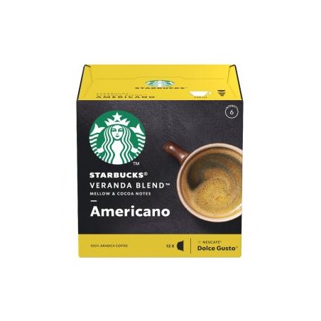 Starbucks by Nescafé Dolce Gusto Veranda Blend Americano kávépárna 12 db/12 csésze 102 g