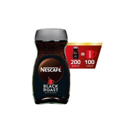 Nescafé Black Roast azonnal oldódó kávé 200 g