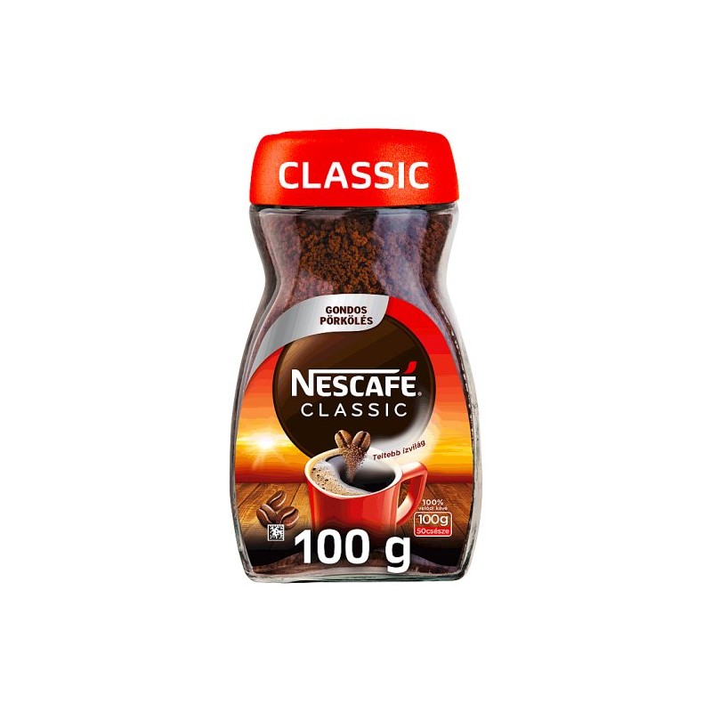 Nescafé Classic azonnal oldódó kávé 100 g