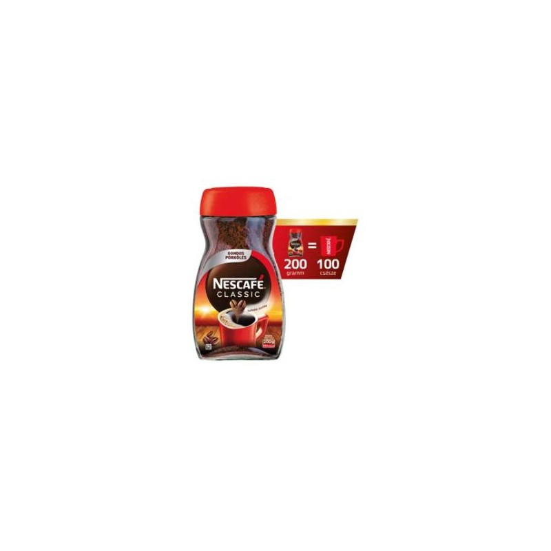 Nescafé Classic azonnal oldódó kávé 200 g