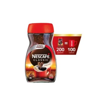 Nescafé Classic azonnal oldódó kávé 200 g