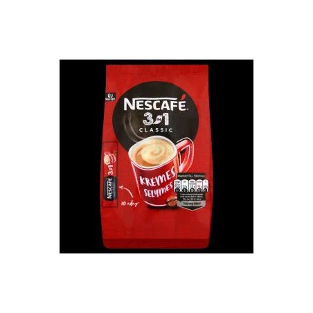 Nescafé 3in1 Classic kávéspecialitás 10 db x 17 g