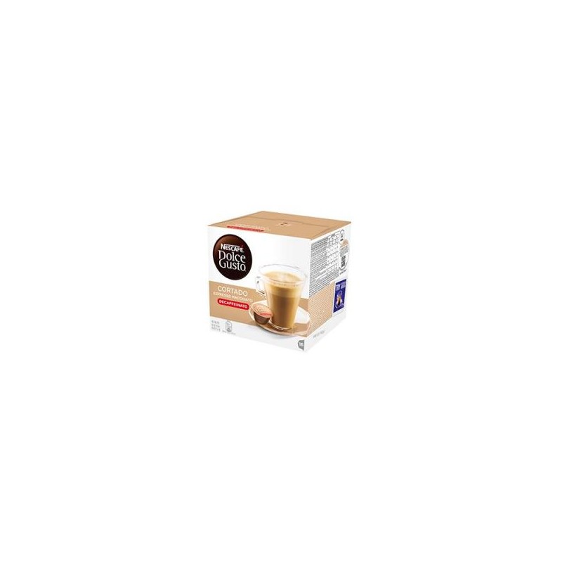 NESCAFÉ Dolce Gusto Cortado Espresso Macchiato koffeinmentes kávékapszula 16 db/16 csésze 99,2 g