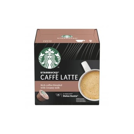 Starbucks by Nescafé Dolce Gusto Caffé Latte tejes kávékapszula 12 x 10,1 g (121,2 g)