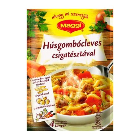 Maggi húsgombócleves csigatésztával 62 g