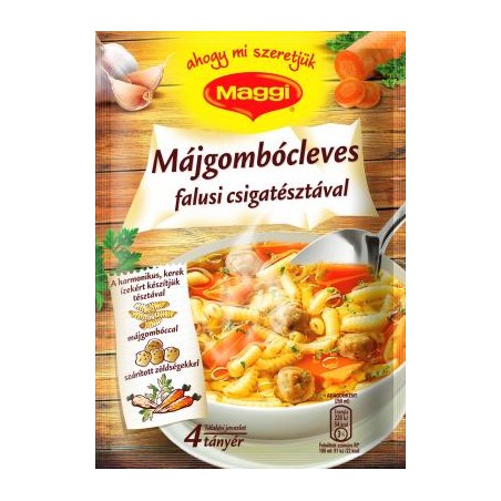 Maggi májgombócleves falusi csigatésztával 60 g