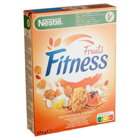 Nestlé Fitness gabonapehely teljes értékű búzával és zabbal, gyümölcsökkel 375 g