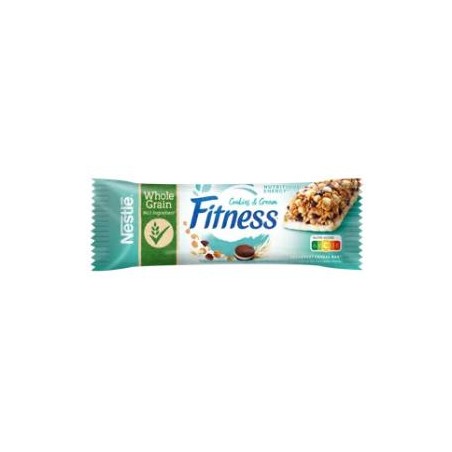 Nestlé Fitness Cookies & Cream gabonapehely-szelet vitaminokkal és ásványi anyagokkal 23,5 g