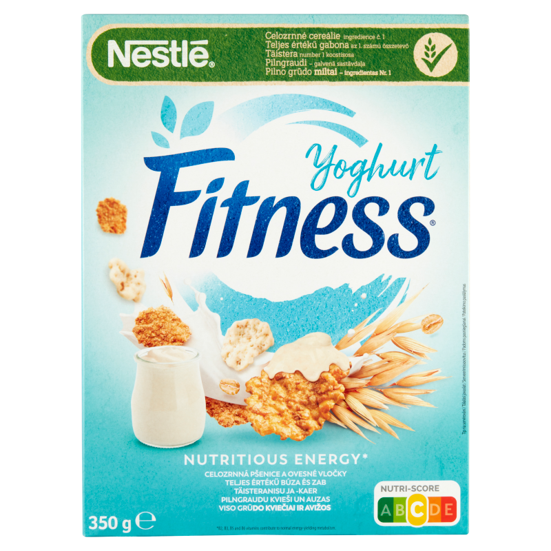 Nestlé Fitness gabonapehely 350 g joghurtos