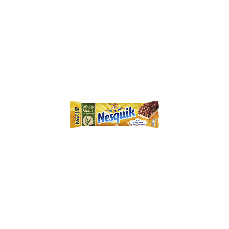 Nesquik kakaós gabonapehely-szelet tejbevonó talppal vitaminokkal 25 g