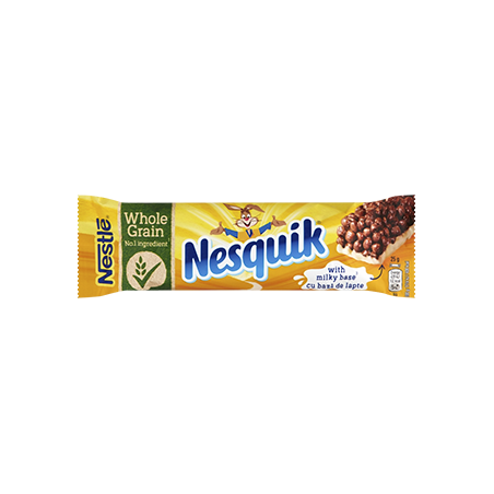 Nesquik kakaós gabonapehely-szelet tejbevonó talppal vitaminokkal 25 g
