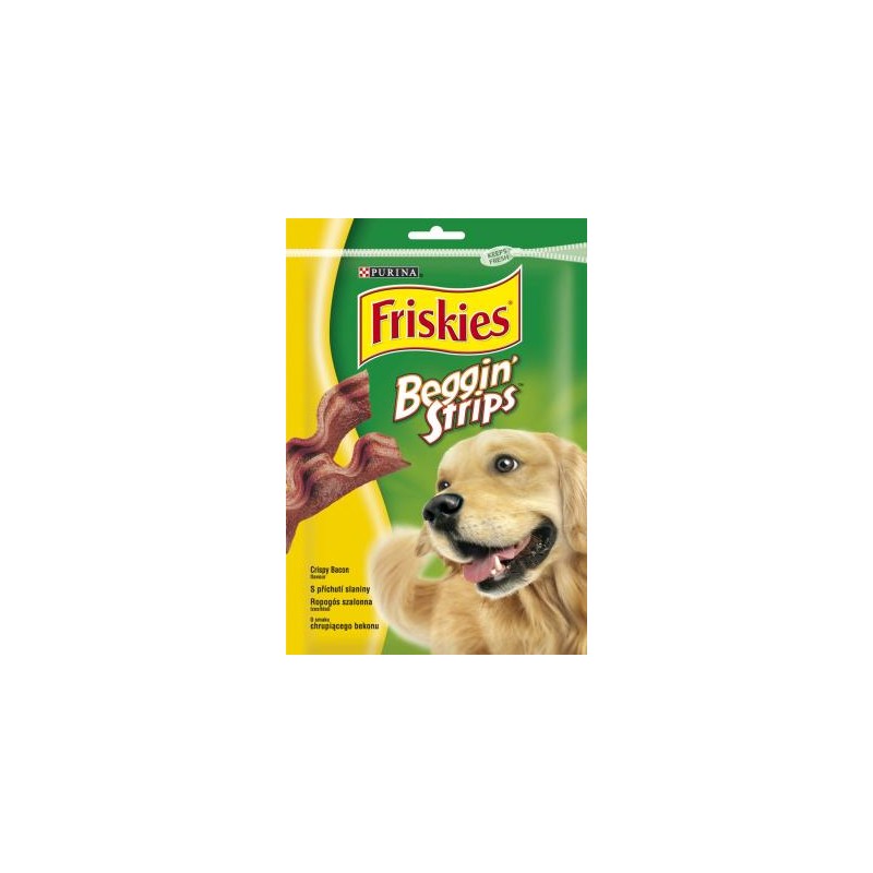 FRISKIES Beggin Strips Bacon ízesítésű kutya jutalomfalat 120g