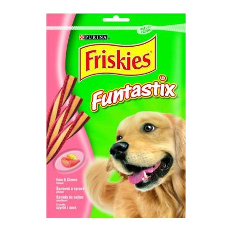 Friskies Funtastix bacon és sajt ízű kiegészítő állateledel felnőtt kutyák számára 175 g