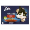 Felix Fantastic Nyúllal/Báránnyal aszpikban nedves macskaeledel 4 x 85 g (340 g)