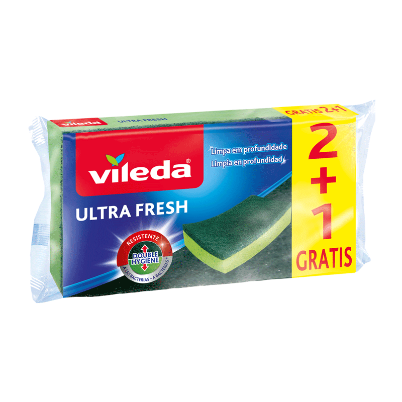 Vileda ultra fresh súrolószivacs 2+1db