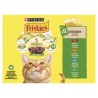 FRISKIES Szószban Marhával-Csirkével-Tonhallal-Tőkehallal nedves macskaeledel 12x85g