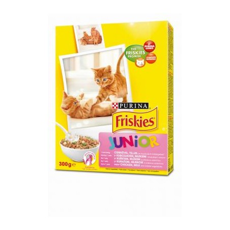 Friskies Junior Csirkével, tejjel és hozzáadott zöldségekkel 300g