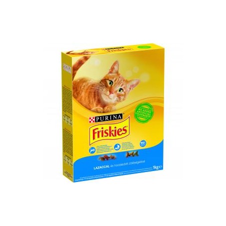 Friskies Lazaccal és hozzáadott zöldségekkel száraz macskaeledel 1kg