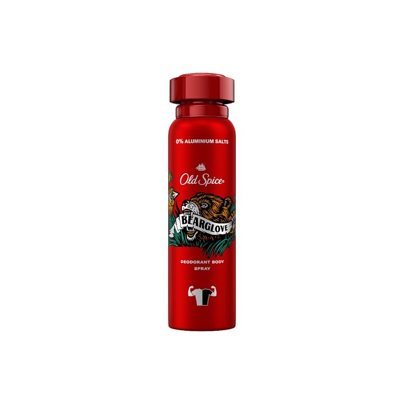 Old Spice Bearglove Deo Spray Férfiaknak, 150 ml