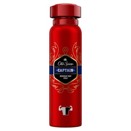 Old Spice Captain Deo Spray Férfiaknak, 150 ml