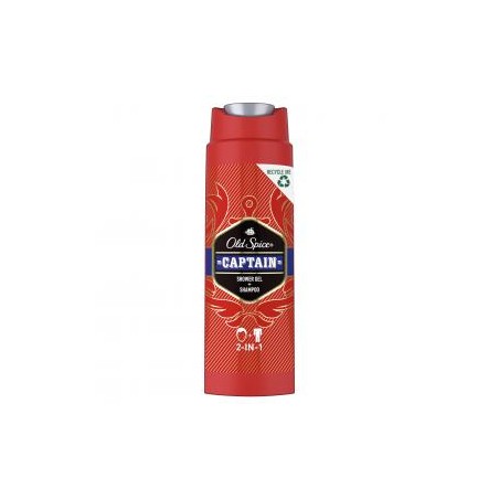 Old Spice Captain Tusfürdő És Sampon Férfiaknak, 250 ml