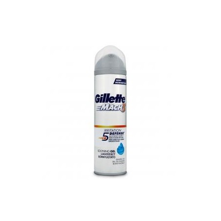 Gillette Mach3 Irittation defense bornyugtató borotvazselé 200ml