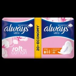 Always Ultra Sensitive Normal Plus intim betét - 20 db