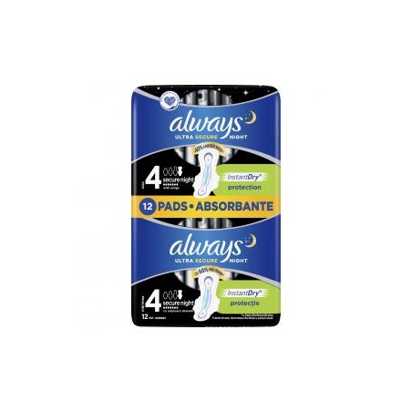 Always Ultra Extra Night Protection intim betét - 12 db