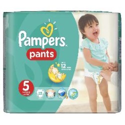 Pampers Pants Bugyipelenka, Méret: 5, 12kg-17kg 22 db