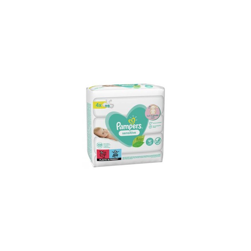 Pampers Sensitiv New Baby törlőkendő - 4x52db (208)