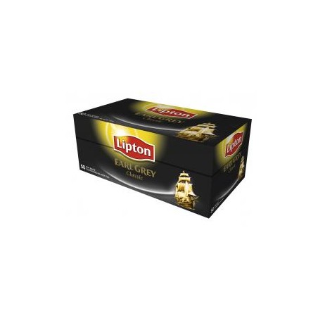 Lipton Earl Grey Classic bergamot ízesítésű fekete tea 50x1,5g