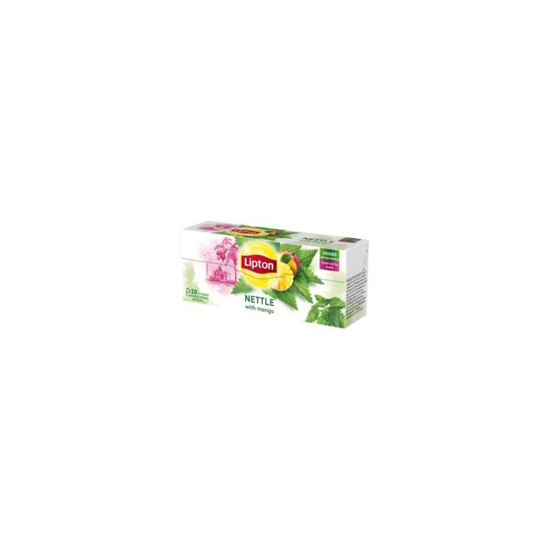 Lipton Nettle (mangó-csalán) ízesített gyógynövénytea 20 filter 26 g