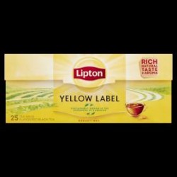 Lipton Yellow Label ízesített fekete tea 25 filter 50 g