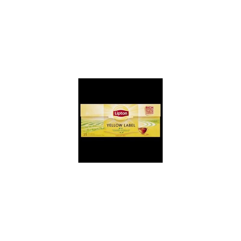Lipton Yellow Label ízesített fekete tea 25 filter 50 g