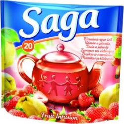 Saga gyümölcs tea eper-birs...