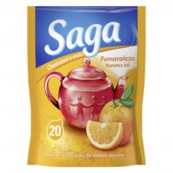Saga narancs gyüm. tea 20x1,7g