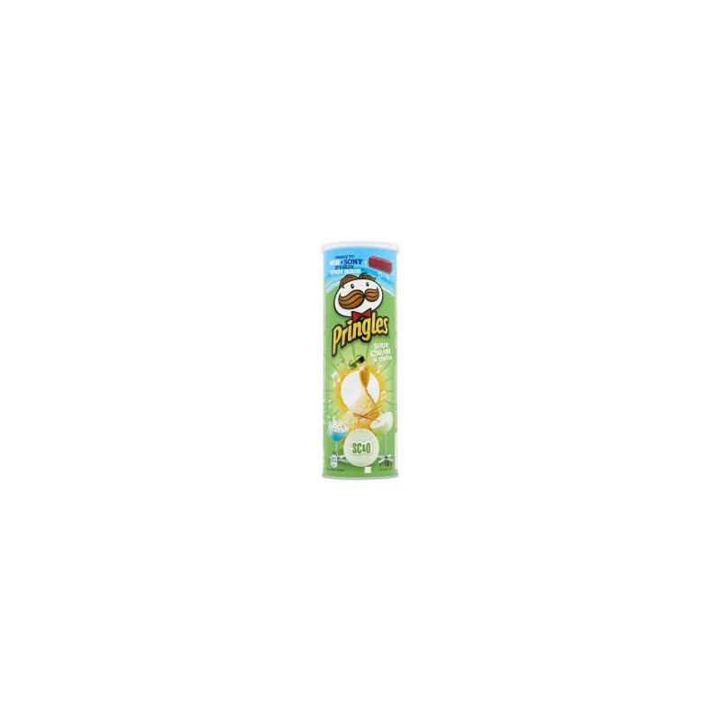 Pringles hagymás-tejfölös ízesítésű snack 165 g