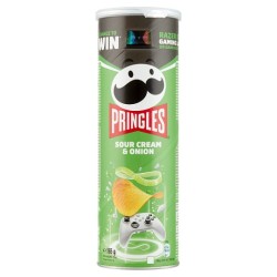 Pringles hagymás-tejfölös ízesítésű snack 165 g